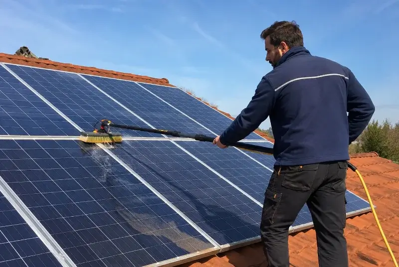 Nettoyage et entretien de panneaux solaires à Lussac