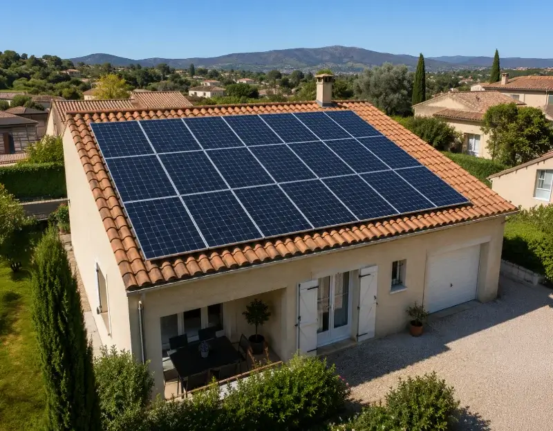 Prime à l'autoconsommation panneaux solaires Lussac — aide financière de l'État